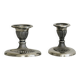 Pair of antique metal candlesticks