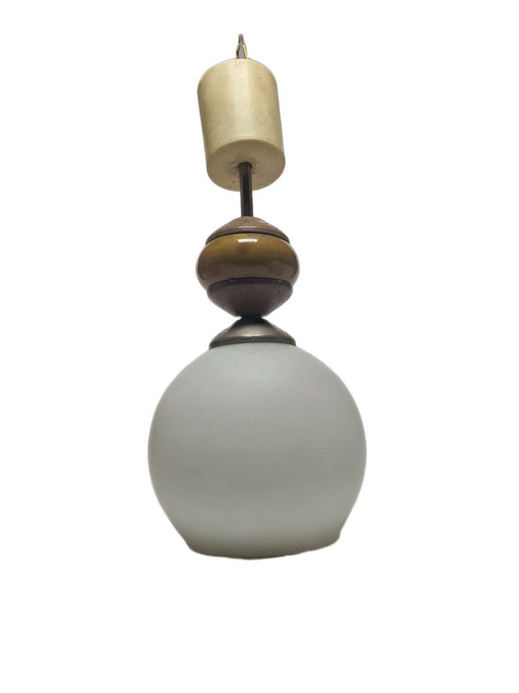 Postmodern Communist pendant lamp, Poland, 1970s