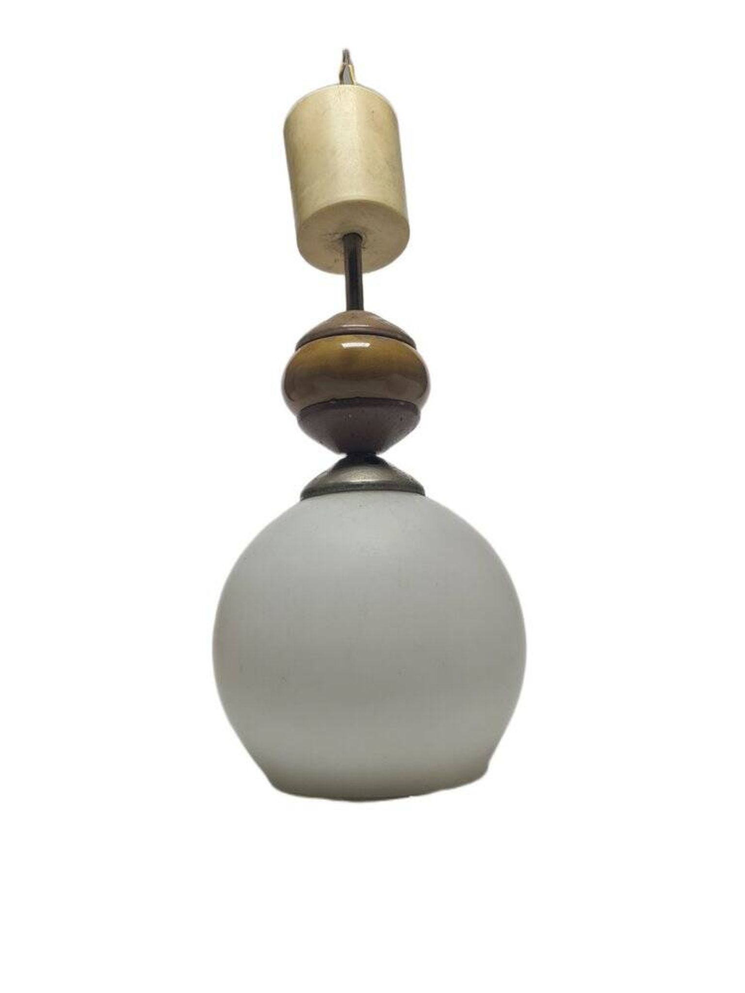 Postmodern Communist pendant lamp, Poland, 1970s