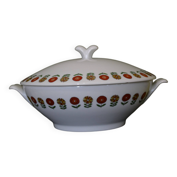 soupière à fleurs