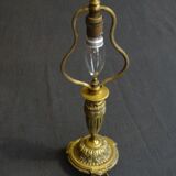 Single-fire bronze lamp, H 37 cm