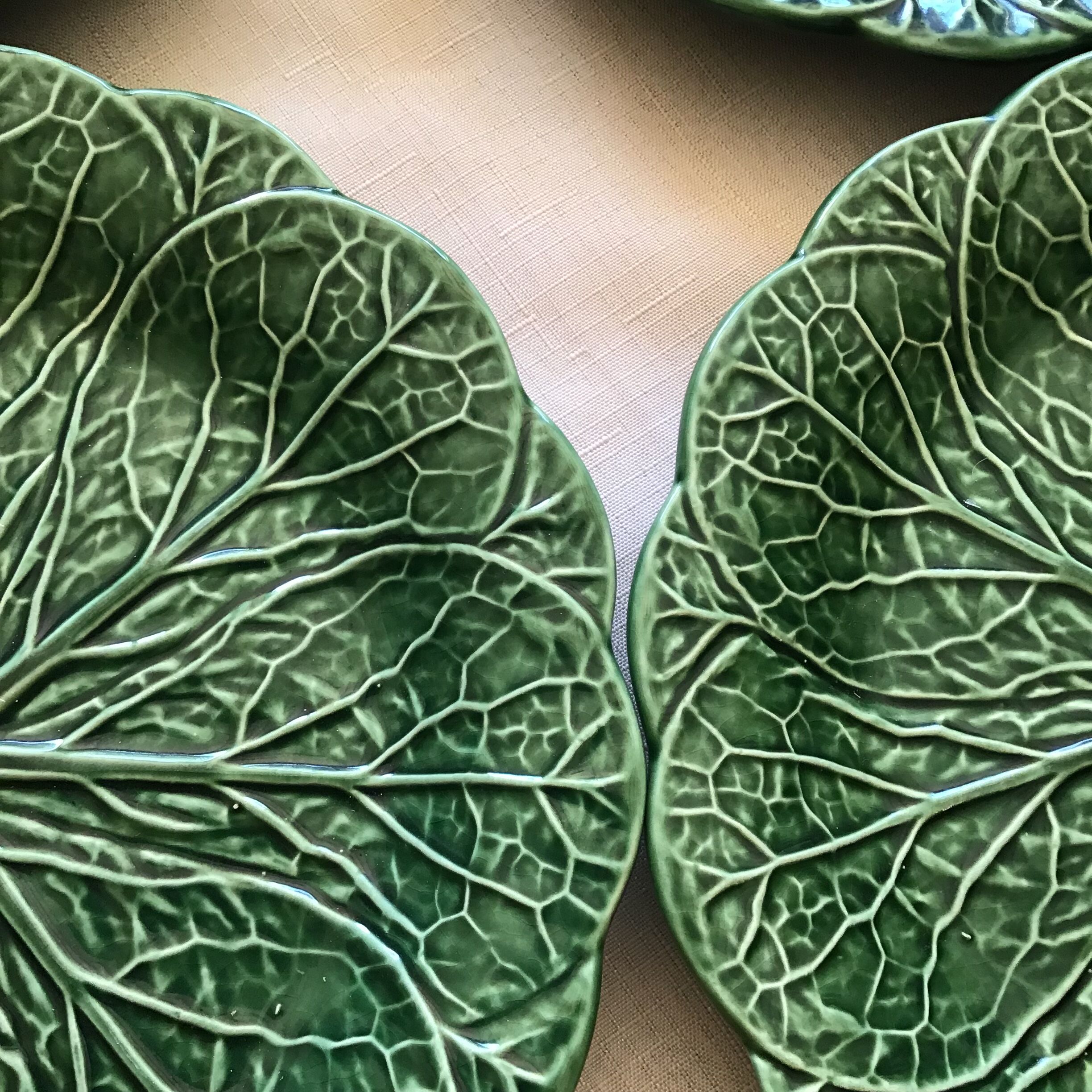 6 plates green slurry cabbage leaf