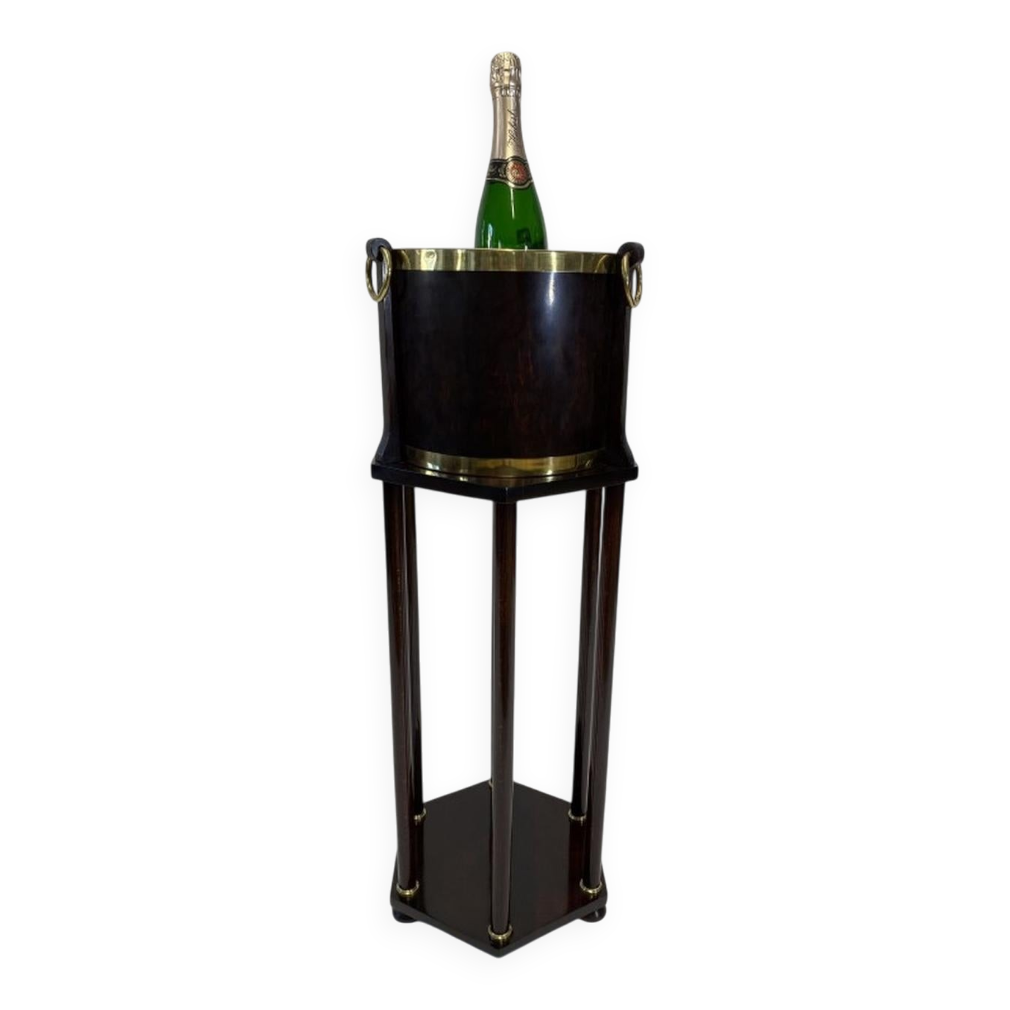 Ice bucket with stand attributed to Adolf Loos