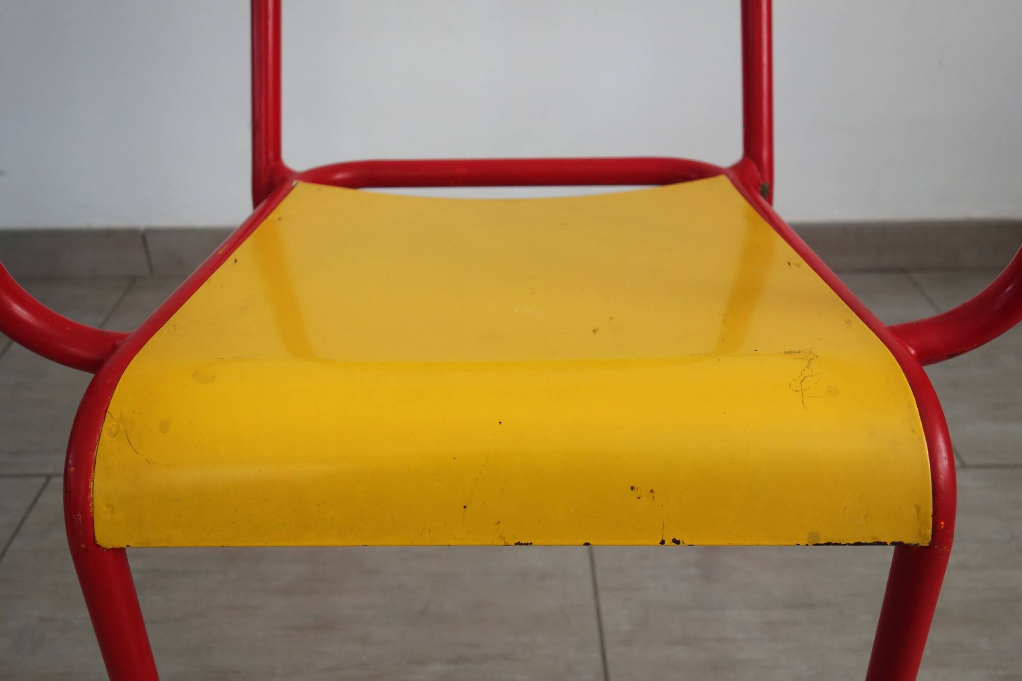 Stella metal armchair, indislocable, 50s