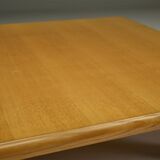 Minimalist ash wood coffee table, 1980s europe.