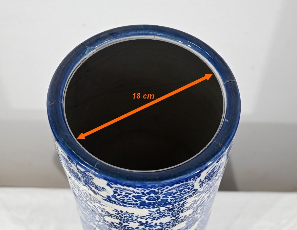 Earthenware roller vase – early twentieth century