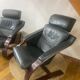 Pair of Scandinavian armchairs with a footrest from the brand NELO.