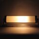 1930s Bauhaus tubular wall light, chrome & creamy glass, Czechoslovakia