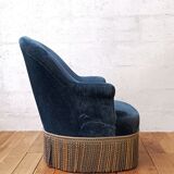 Pair of vintage toad armchairs