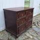 Jacobean style wooden chest of drawers