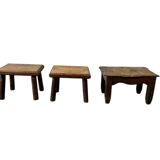 Stools/plant stands/vintage wooden side table