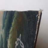 Painting battleship engaged in naval combat world war 2