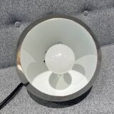 Chrome metal ball pendant light, 1970s