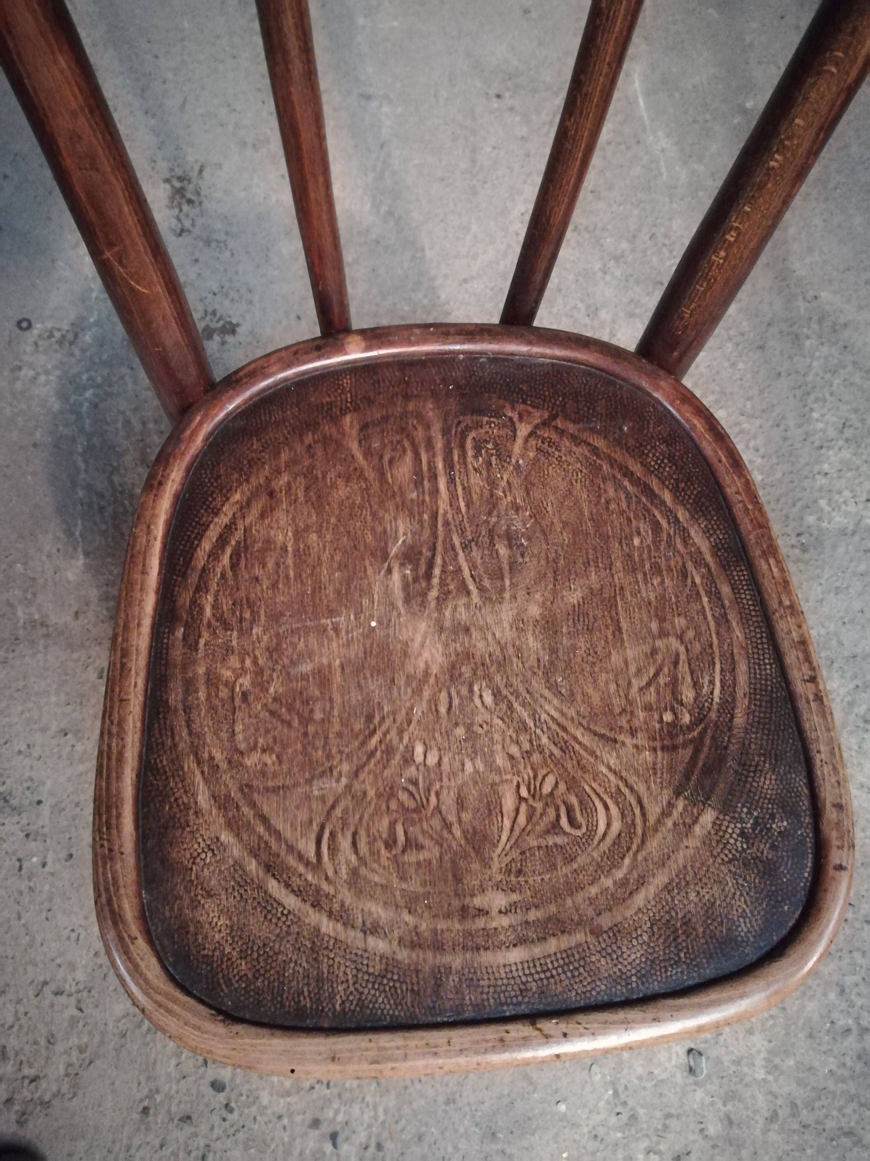 Lot de 5 chaises Japy frères