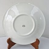 6 Rare Vintage Gien Earthenware Poppies Dessert Plates 60s