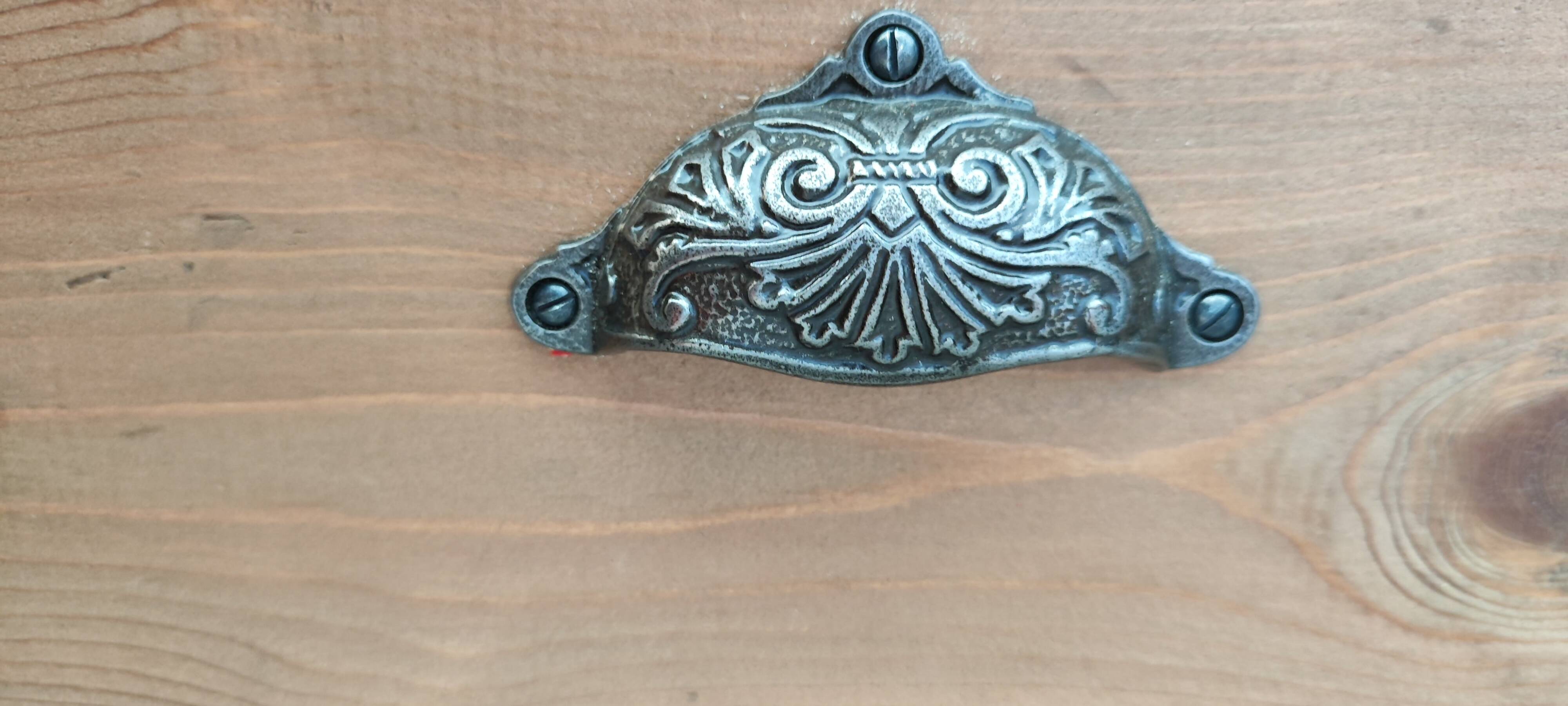 Old trade furniture with six solid pine drawers