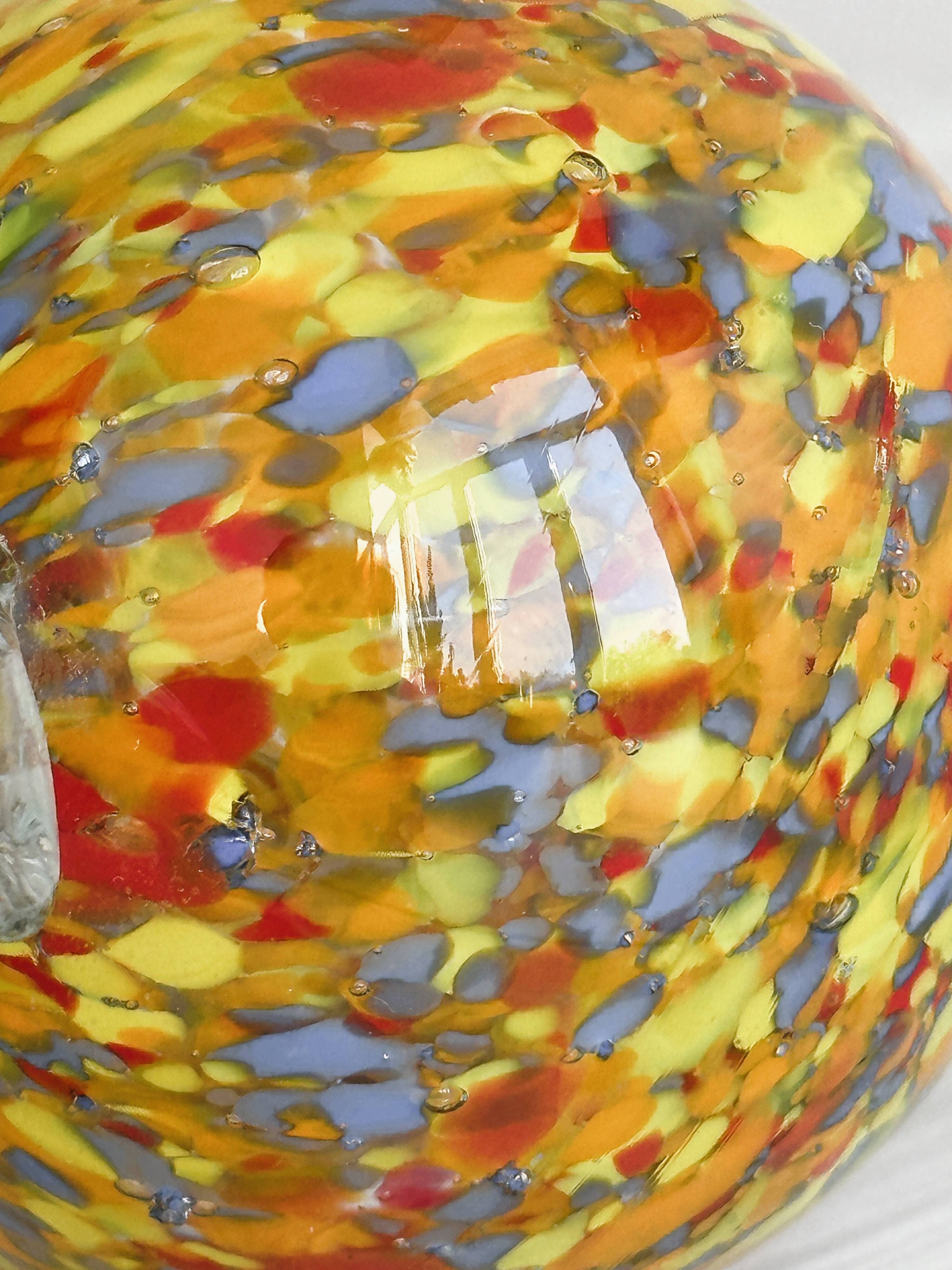 Blown glass paperweight - decorative glass candy.