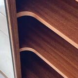 art deco sideboard in elm burl