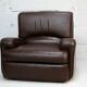 3-seater sofa and leather armchair, Steiner, France, circa 1970