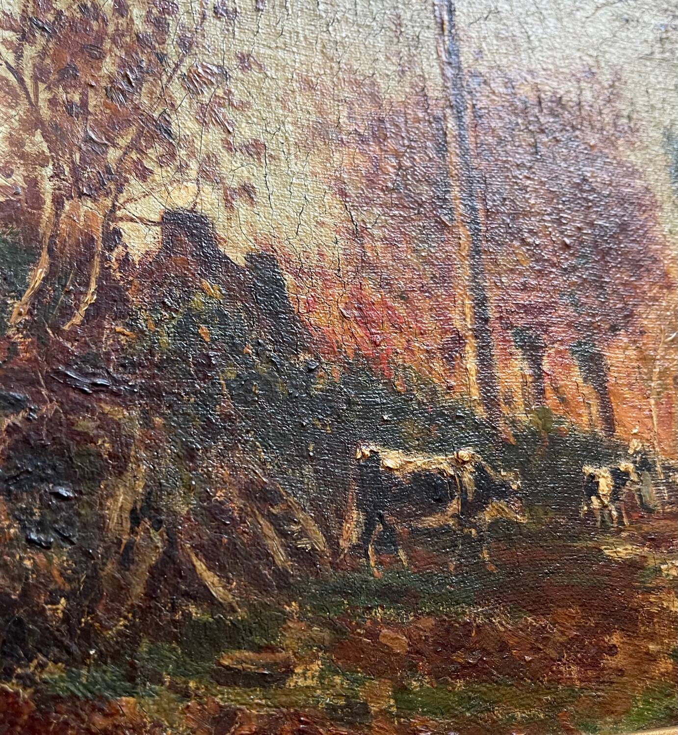 Oil on canvas, 19th century.