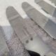 12 Christofle Concorde silver plated dessert knives, 19cm