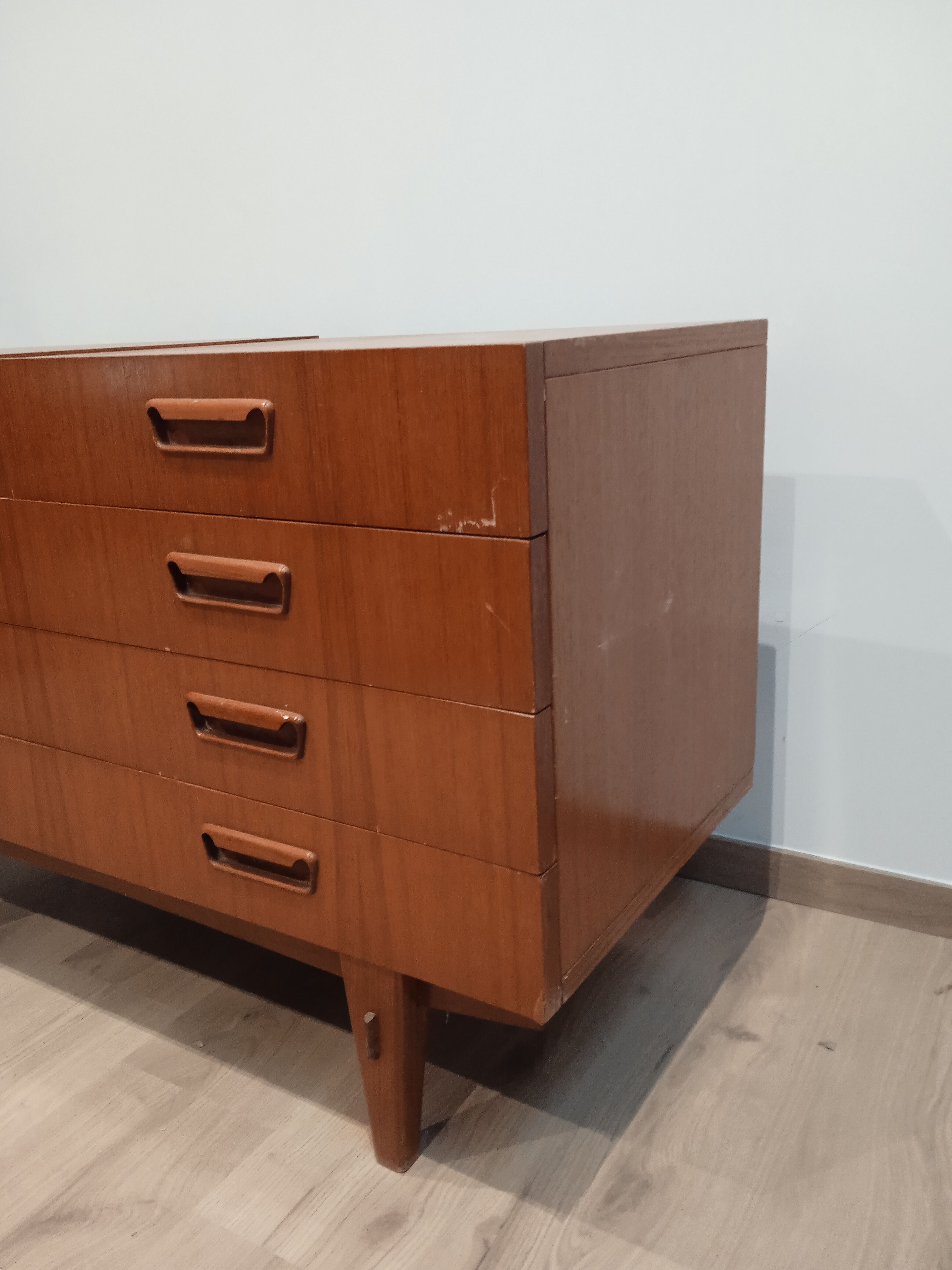 Chest of drawers tea table 60s scandinavian style