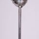 Czech Bauhaus Chandelier in Chrome-Plated Steel and Opaline Glass, 1930s