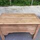 Renovated vintage baker's dough trough in solid oak from the 19th century.