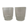 Set of 2 Arcoroc shot glasses