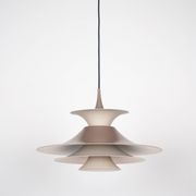 Danish vintage pendant lamp Radius by Erik Balslev, Fog og Morup, 1977