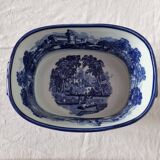 Large 20th century English glazed and enamelled earthenware planter