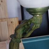 Women's statuette lamp