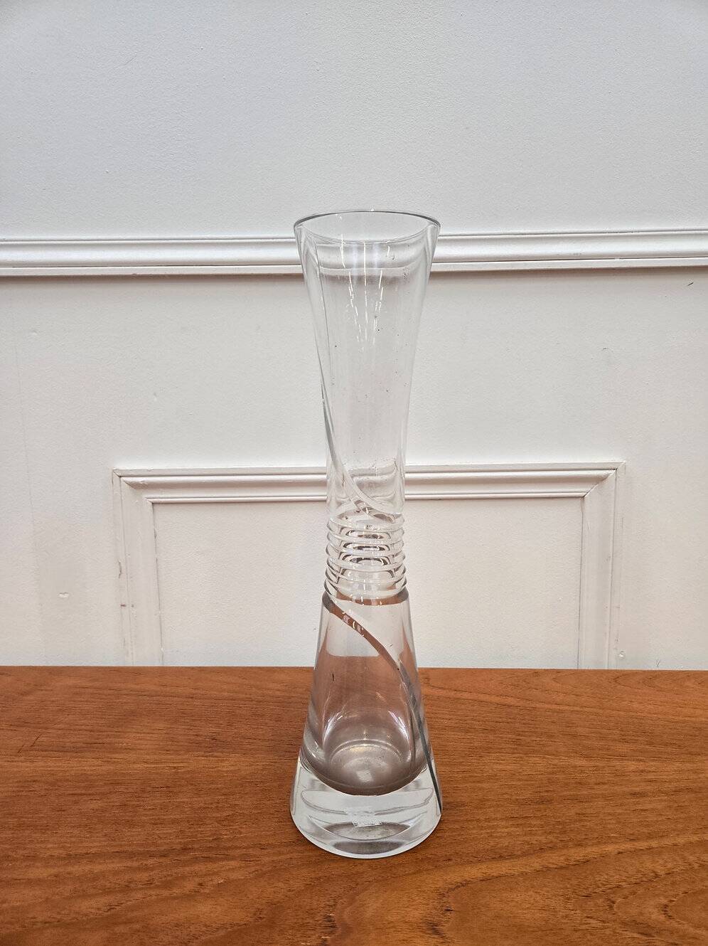 Vase ancien en verre vintage