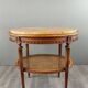 Side Table, Louis XVI Style Pedestal Table, Late 19th Century