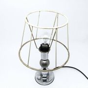 Lampe de table industrielle Art Déco, Belgique, années 1970