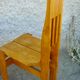 Paire de chaises modernistes bois design 1980