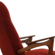 Armchair with footstool 'Vorchten'