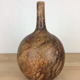 Ceramic ball vase signed Gerhard Liebenthron, 70s
