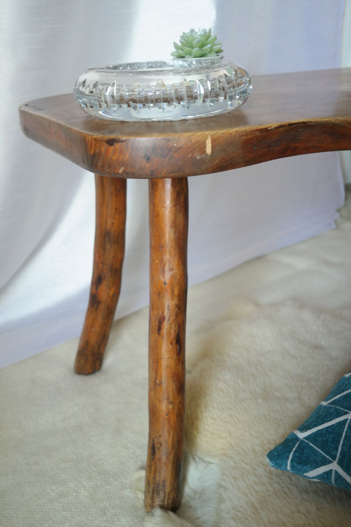 Vintage brutalist coffee table