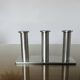 Bougeoir triple en acier inoxydable 1970