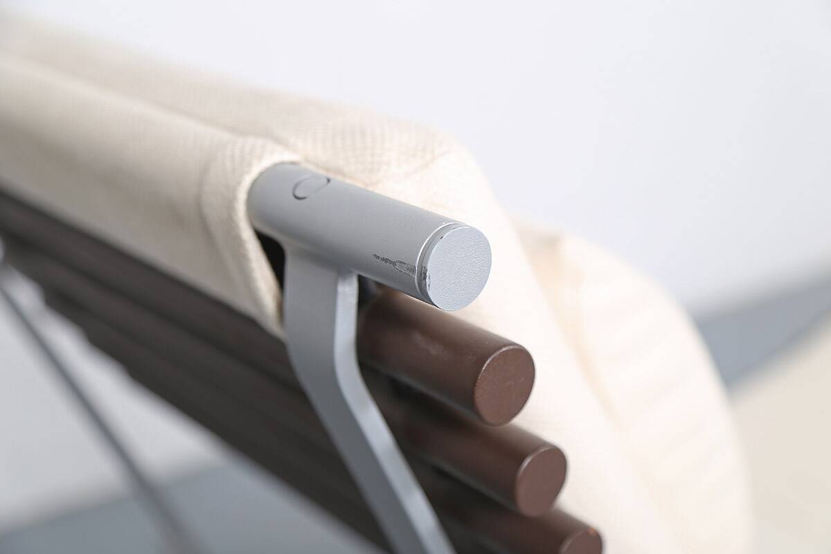 German Spine Back Lounge Chair Chaiselongue by Peter Strassl 70s