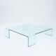 fiam glass coffeetable square