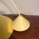 Memphis style metal pendant light from the 80s