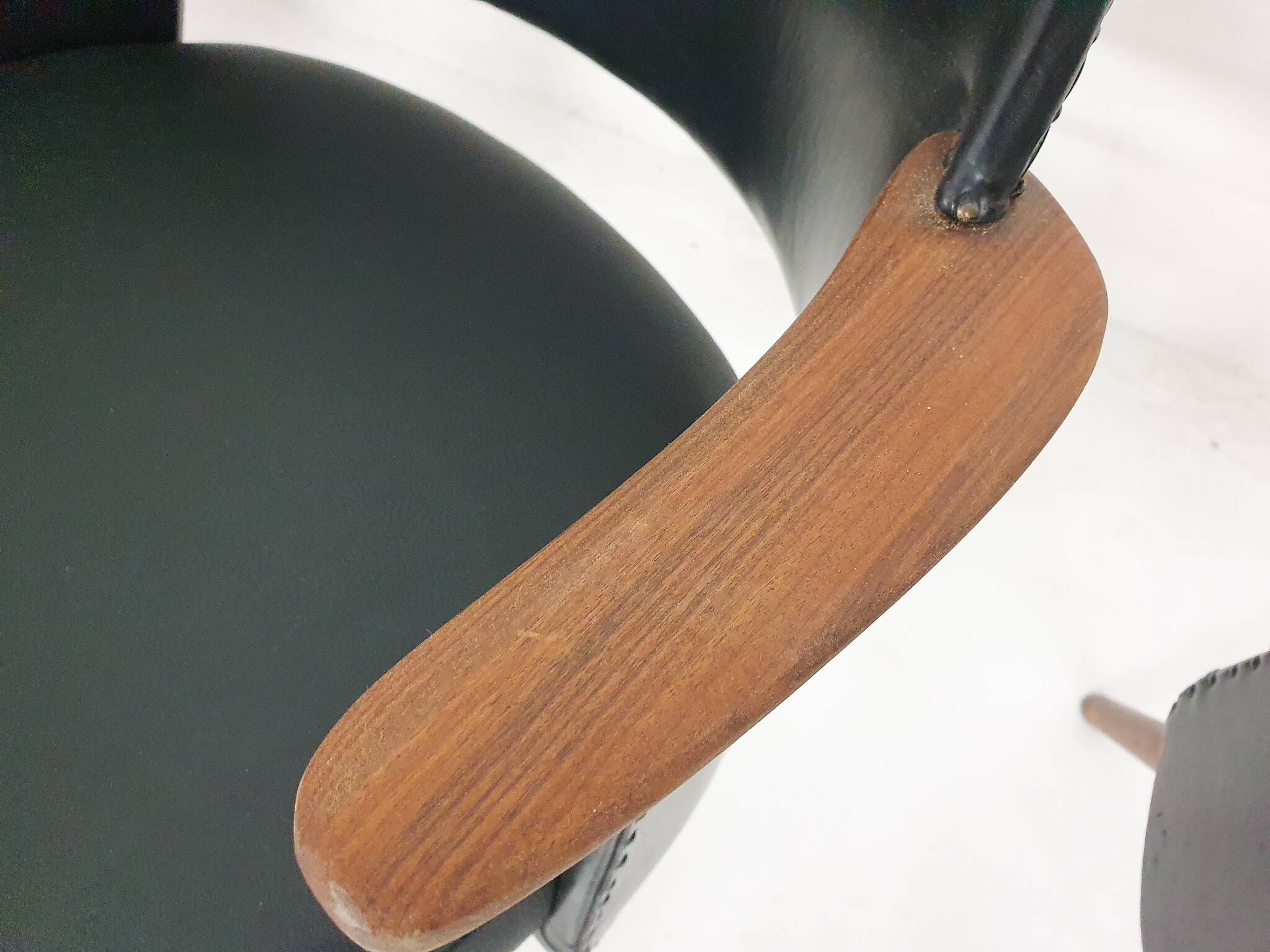 Set of four Cees Braakman for Pastoe model FT30 dining chairs, The Netherlands 1954