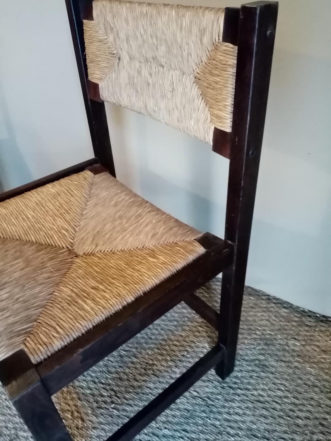 Six mulched dining chairs