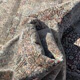 Tapis d'orient en soie (2.50x3.05 m), fait main, matière soie