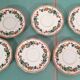 Set of 8 ancient porcelain saucers from Limoges a. Lanternier - cie