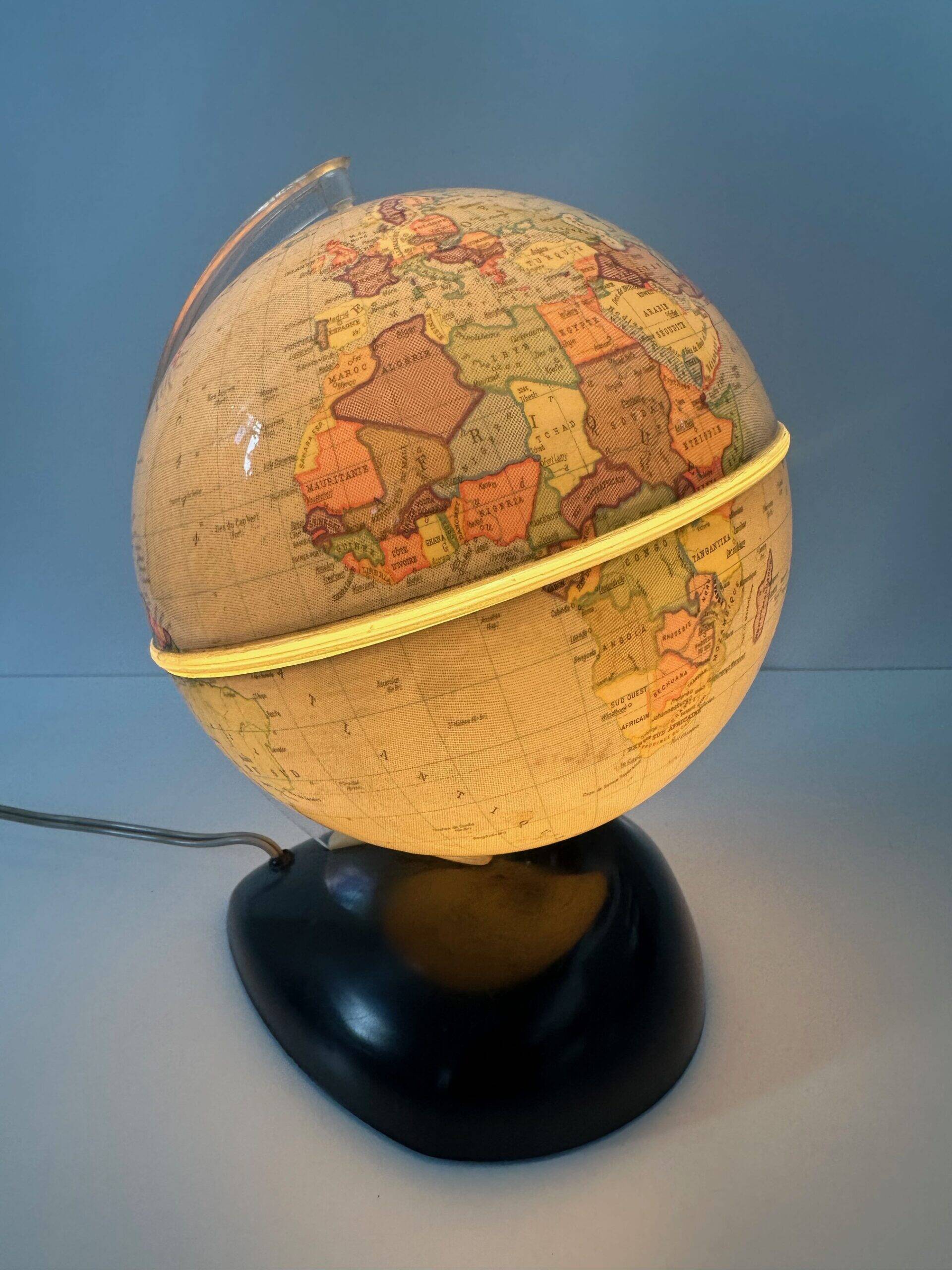Globe vintage (lampe) – Globe Terrestre
