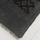 2x8 Vintage Gray & Black Runner Rug, 72x255Cm