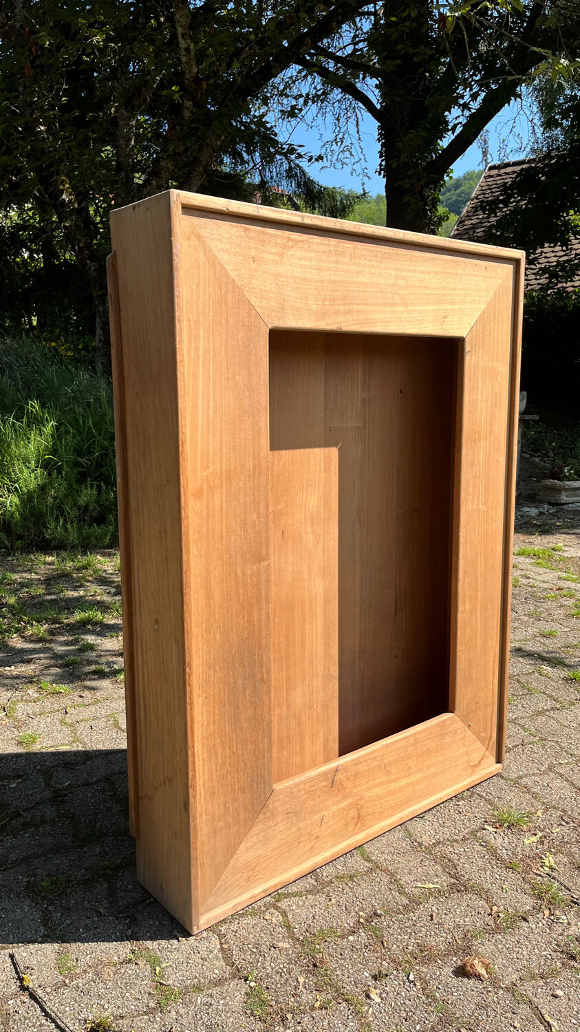 90s wooden storage chest